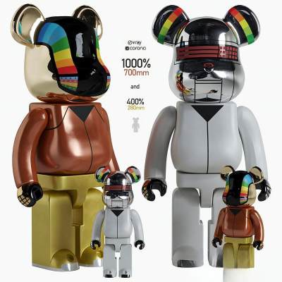 BEARBRICK  DAFT PUNK DISCOVERY